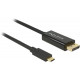 KAB USB-C DisplayPort (ST-ST) 1m 4K 60Hz DeLOCK Black | Turime parduotuvėje | ITwork
