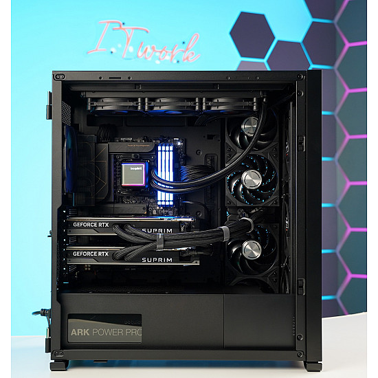 IT51 WORKLOAD MAX DDR5 | 9950X 5.7GHz 16C/32T | RTX 5090 SUPRIM LIQUID SOC | 1000W PLATINIUM | 2TB GEN4 NVMe | 64GB 5600MHz KINGSTON | X870-E CREATOR PROART DDR5 | BE QUIET! SILENT LOOP 3 | CORSAIR 7000D AIRFLOW