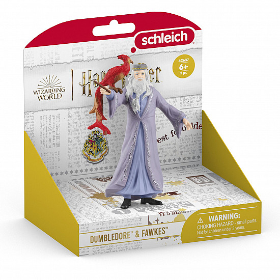 Schleich Wizarding World Dumbledore & Fawkes 42637