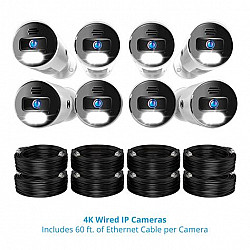 0070-08215, IP security camera, indoor outdoor, wired, 40 m, CE/FCC, Wa