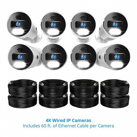 0070-08215, IP security camera, indoor outdoor, wired, 40 m, CE/FCC, Wa