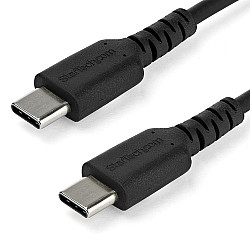 1 M USB C CABLE - BLACK HIGH QUALITY ARAMID FIBER