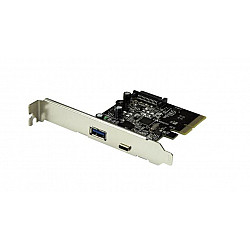 1 x USB 3.1 Type C+A, PCIe Chipset ASMEDIA1142 Add one