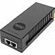 10 Gigabit Ethernet PoE+ Injektor, 802.3at, 30 W, PoE-Injektor schwarz