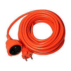 10 m retractable extension cord, PZO10M2x1.0 mm VERTEX