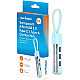 USB 3.2 Gen1 Type-C/A Hub 4x USB-A 3.0 Passive Transparent