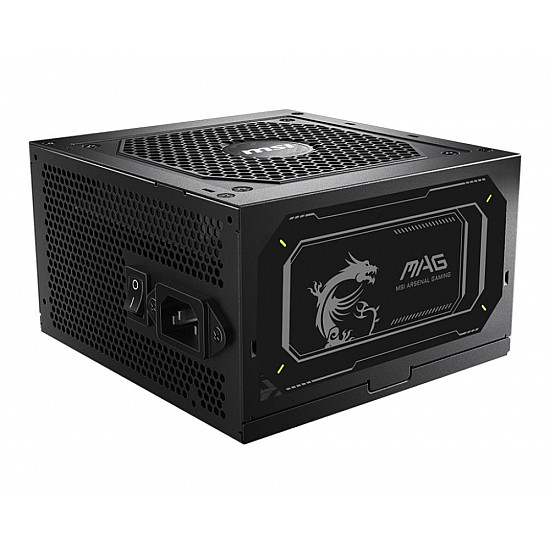 MSI MAG A850GL PCIE5 II maitinimo blokas su 850W, 80 PLUS GOLD, PFC Active 2025