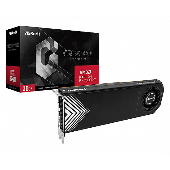 Asrock vaizdo plokštė – RX7900XT CT 20G – žaidimams – 2025 Asrock RX7900XT CT 20G vaizdo plokštė su 20 GB GDDR6, PCIe 4.0, HDMI 2.1 2025