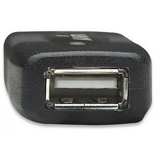 Manhattan USB-A to USB-A Extension Cable, 10m, Male to Female, Active, 480 Mbps (USB 2.0), Daisy-Chainable, Built In Repeater, Hi-Speed USB, Black, Three Year Warranty, Equivalent to USB2AAEXT10M. Manhattan USB-A to USB-A Extension Cable, 10m, Male to Female, Active, 480 Mbps (USB 2.0), Daisy-Chainable, Built In Repeater, Hi-Speed USB, Black, Three Year Warranty, Equivalent to USB2AAEXT10M.