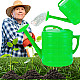 10L Black Forest Garden Watering Can, Oval Plastic with Mesh Strainer