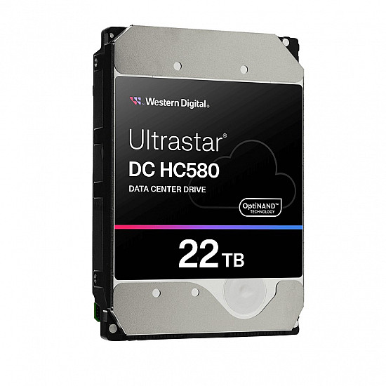Western Digital Ultrastar DC HC580 internal hard drive 22 TB 7200 RPM 512 MB 3.5 SAS Western Digital Ultrastar DC HC580 internal hard drive 22 TB 7200 RPM 512 MB 3.5 SAS