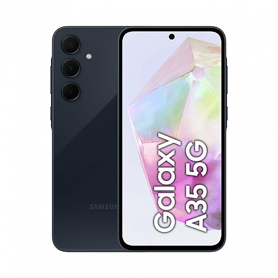 Samsung Galaxy A35 5G 16.8 cm (6.6) Hybrid Dual SIM Android 14 USB Type-C 8 GB 256 GB 5000 mAh Navy Samsung Galaxy A35 5G 16.8 cm (6.6) Hybrid Dual SIM Android 14 USB Type-C 8 GB 256 GB 5000 mAh Navy
