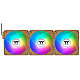 120mm Thermaltake CT120 EX Reverse ARGB Sync PC Cooling Fan Gravel Sand 3 Pack