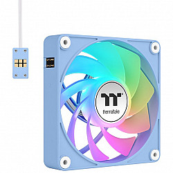 120mm Thermaltake CT120 EX Reverse ARGB Sync PC Cooling Fan Hydrangea Blue 3 Fan Pack