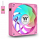 120mm Thermaltake CT120 EX Reverse ARGB Sync PC Cooling Fan Pink 3 Pack