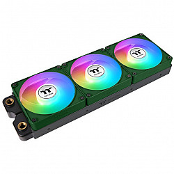 120mm Thermaltake CT120 EX Reverse ARGB Sync PC Cooling Fan Racing Green 3 Pack