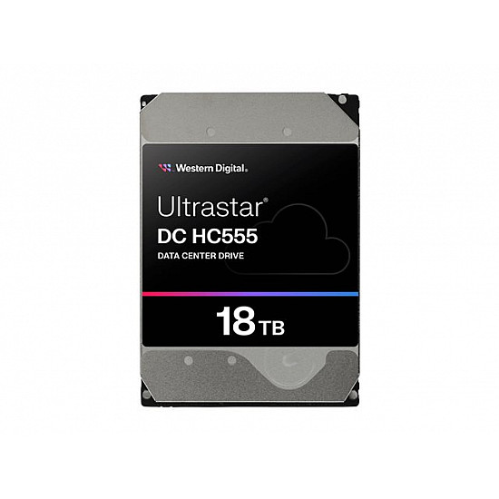 WESTERN DIGITAL Ultrastar DC HC555 3.5inch 26.1 18TB 512 7200RPM SAS ULTRA 512E SE P3 DC WESTERN DIGITAL Ultrastar DC HC555 3.5inch 26.1 18TB 512 7200RPM SAS ULTRA 512E SE P3 DC