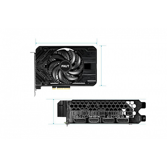 Palit NE64060019P1 1070F vaizdo plokštė su 8GB GDDR6, 128bit PCIE 4.0 2025