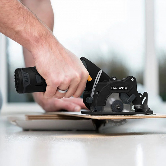 12V Cordless Circular Saw 85 mm - Fixxpack 2.0 Set (incl. 2.0Ah battery & USB-C charging cable)