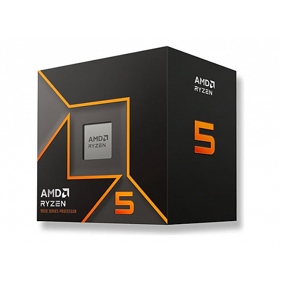 AMD Ryzen 5 9600 5.2GHz AM5 6C/12T 65W 38MB Processor with Wraith Stealth Cooler Box
