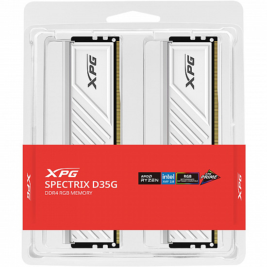 16 GB ADATA DIMM 3600 (2x 8 GB) Dual-Kit (wei, AX4U36008G18I-DTWHD35G, XPG Spectrix D35G, INTEL XMP)