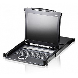 16 Port KVM with 17 LCD