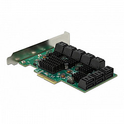 16 Port SATA PCI Express x4 Karte, Controller