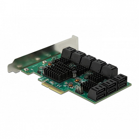 16 Port SATA PCI Express x4 Karte, Controller