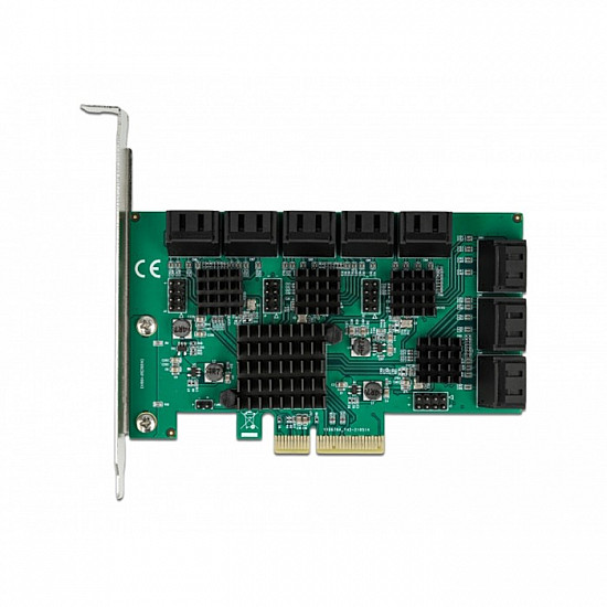 16 Port SATA PCI Express x4 Karte, Controller