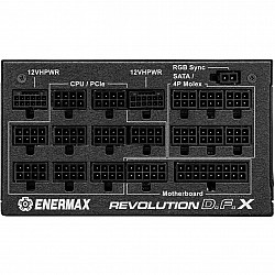 1650W Enermax Revolution D.F.X ERT1650EWT 80+ Gold Kabelmanagement