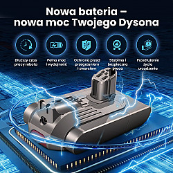 Battery for Dyson vacuum cleaner V11 25.2V