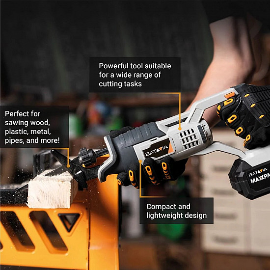 18V Cordless Reciprocating Saw - Without Battery and Charger
