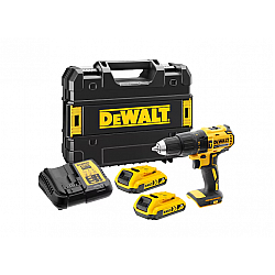 18V XR Brushless Hammer Drill Driver - 2 X 2Ah Batteries DCD778D2T-QW 340 W