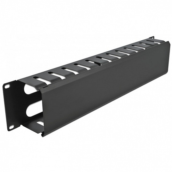 19 Kabelmanagement Rangierpanel mit 4 Öffnungen, Kabelführung
