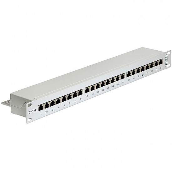 19 Patchpanel 24 Port Cat.6