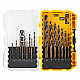 19-piece metal drill bit set