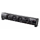 2 in 1 PC Speaker Soundbar Computer RGB LED Backlight Stereo Gaming USB 2 x 3W AUX 3.5 mm