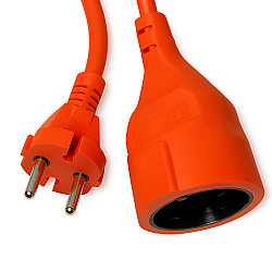 20 m retractable extension cord, PZO20M2x1.0 mm VERTEX