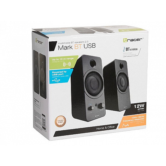 Speakers Tracer 2.0 Mark USB Bluetooth 12W TRAGLO46370