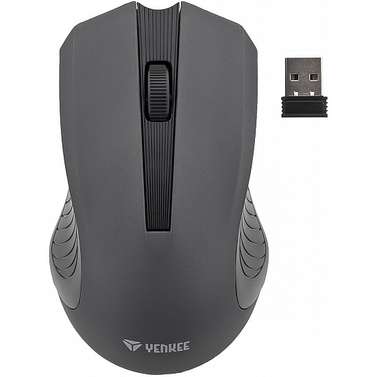 2.4GHz symmetrical wireless mouse, 3 buttons, range 10 m