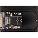 2.5″ Konverter U.2 SFF-8639 zu M.2 NVMe schwarz, Key M - 7 mm
