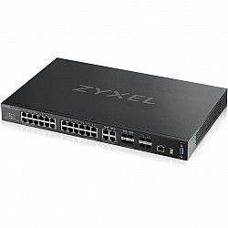 ZyXEL XGS4600-32 - Switch - L3 - managed - 24 x 10/100/1000 + 4 x Kombi-Gigabit-SFP + 4 x 10 Gigabit SFP+