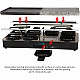 2-in-1 Raclette-Grill RG 3518 schwarz/edelstahl