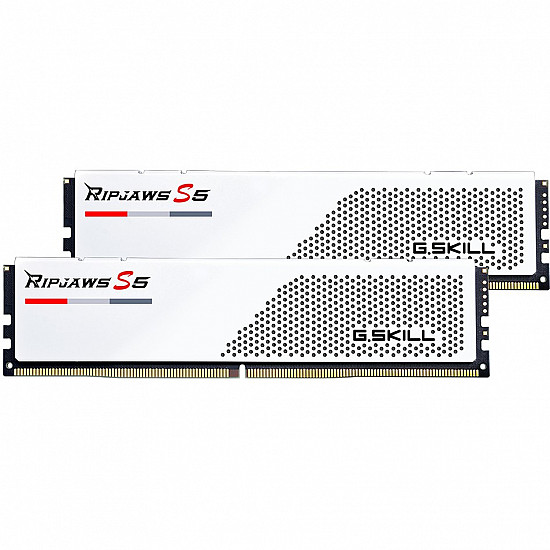 32GB 2x16GB Ripjaws S5 White DDR5-6000 CL32 RAM Memory Kit