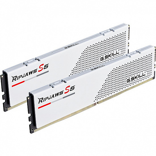 32GB 2x16GB Ripjaws S5 White DDR5-6000 CL32 RAM Memory Kit