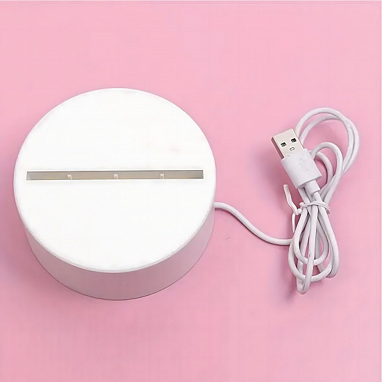 3D Broken Hearts Night Light Extralink Home, Optical Illusion for Bedroom USB