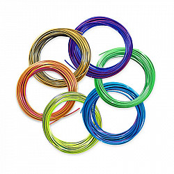 3Doodler FLOW-TRIFILLS 3D printing material Polylactic acid (PLA) Black, Blue, Copper, Gold, Green, Purple, Red 260 g