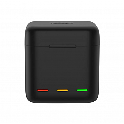 3-slot charger box Telesin for GoPro Hero 12 / Hero 11 / Hero 10 / Hero 9