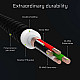 3x GC Ray USB cable Lightning 30, 120, 200cm, LED