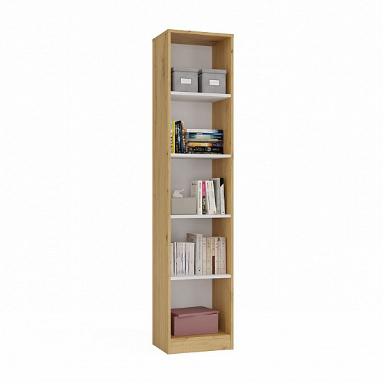 40 CM BOOKCASE ARTISAN/WHITE
